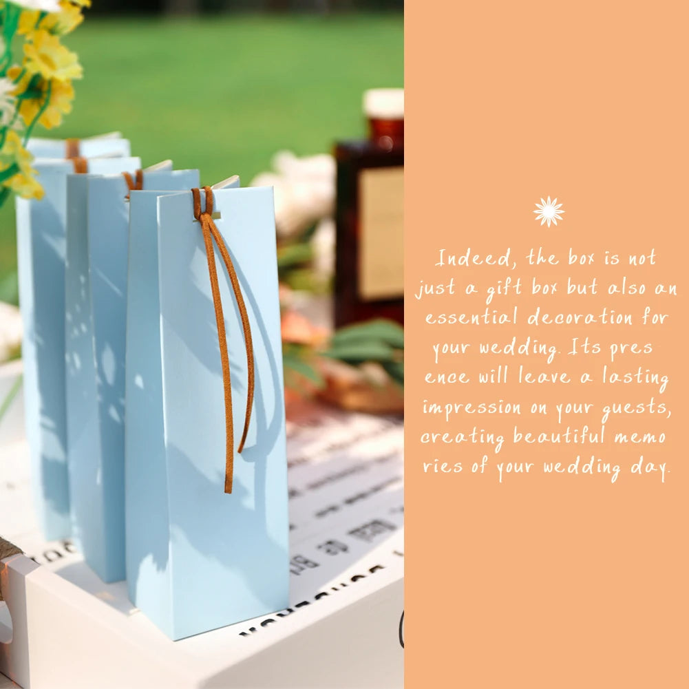 25PCS Wedding favor bag christmas party candy little gift paper bags mini favor boxes