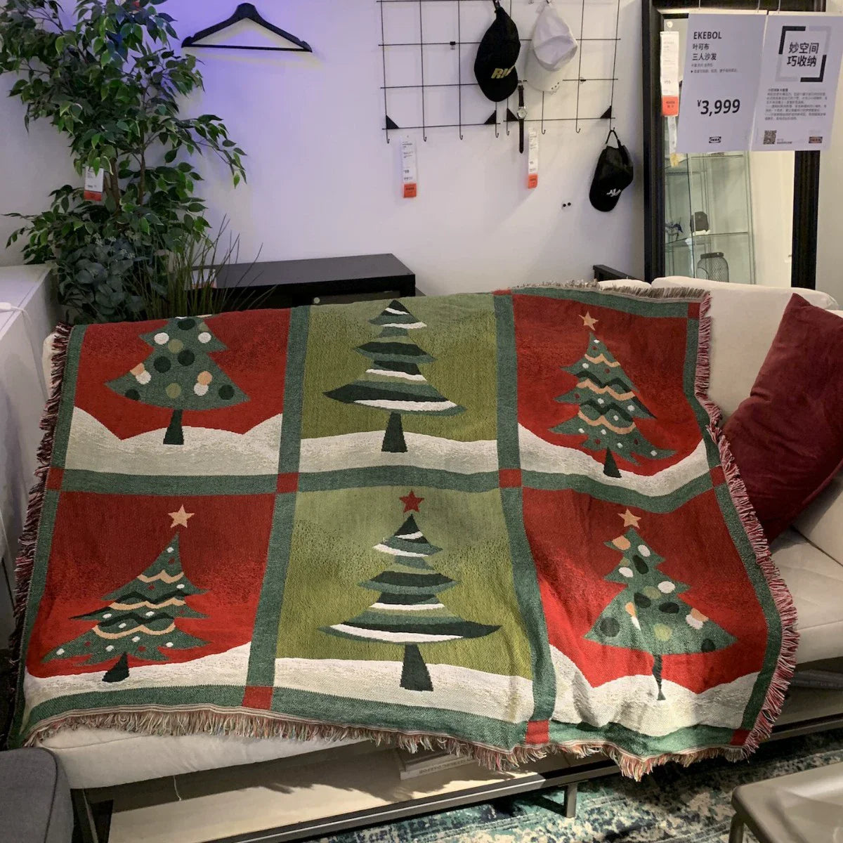 2026 New Years Gifts Blanket Nutcracker Christmas Tree Star Throw Blanket Soft Blanket Bed Blanket Quilt Xmas Decor for Home