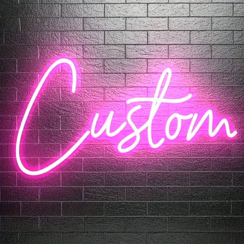Custom LED Neon Sign USB Powered Name Sign Personalised Wall Decor for Wedding Birthday for Parties Halloween Christmas Gifts