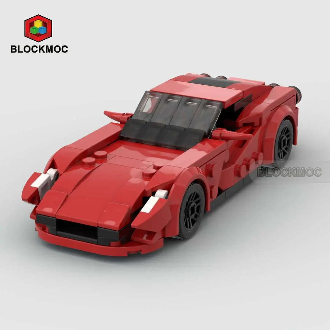 MOC Sports Car Classic Toy Building Block Set,Suitable As Birthday, Halloween, Christmas Gifts Decoration Collect