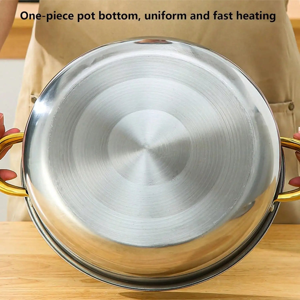 TAIMASI [10pcs Stainless Steel Pot Set] 10pcs Stainless Steel Pot Set, Multi-Size Cooking Pots With 5 POTS + 5 LIDS | Deep Stock Pot, Suitable For Home And Restaurant Cooking, Soups, Hot Pots, Noodles, Pasta, Seafood Soups Ch