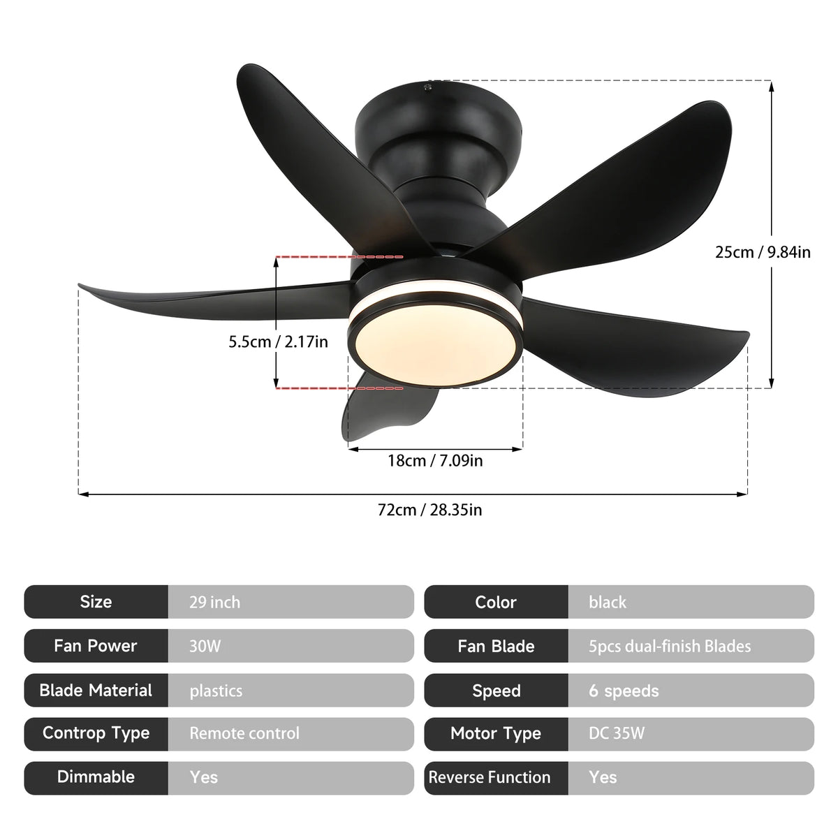 Ceiling Fan With Led Lamp RGB Chandelier Fan Light RC Dimming Pendant Fandelier Home Appliance Ventilator Living Room Fixture