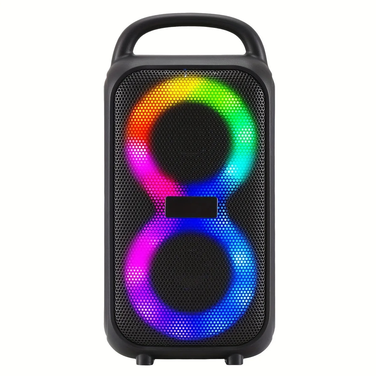 Professional Large Bluetooth Speaker with Microphone, Portable Design, Featuring JBL Subwoofer Party Box, LED Lights, Compatible with BT/USB/TF/AUX/FM/TWS/MIC/EQ Functions, Professional Karaoke. Ideal Gift for Birthdays, Chri