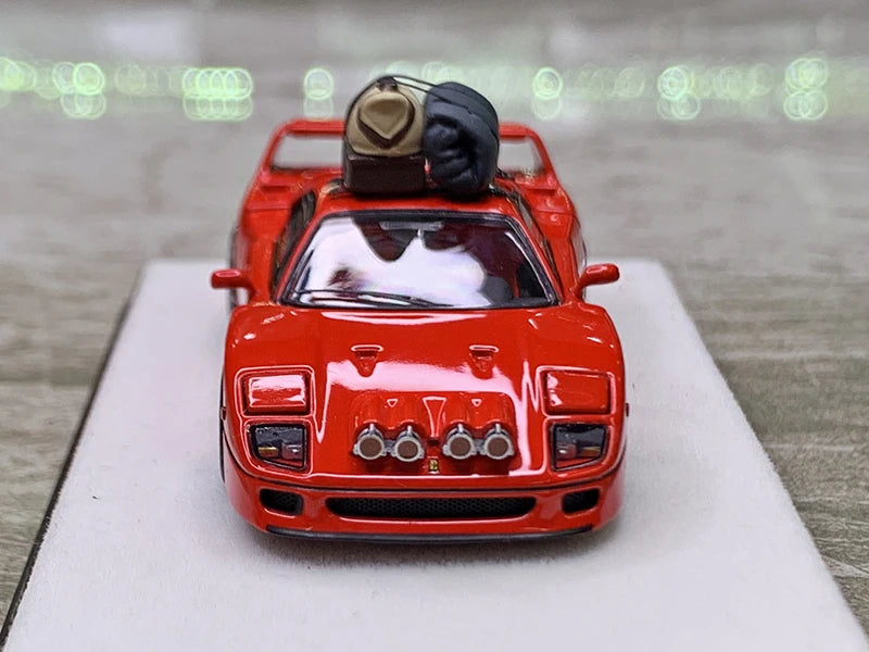 PGM 1:64 F40 Christmas Edition Alloy Fully Open Limited to 999 Pieces Simulation Resin Alloy Static Car Model Toys Gift