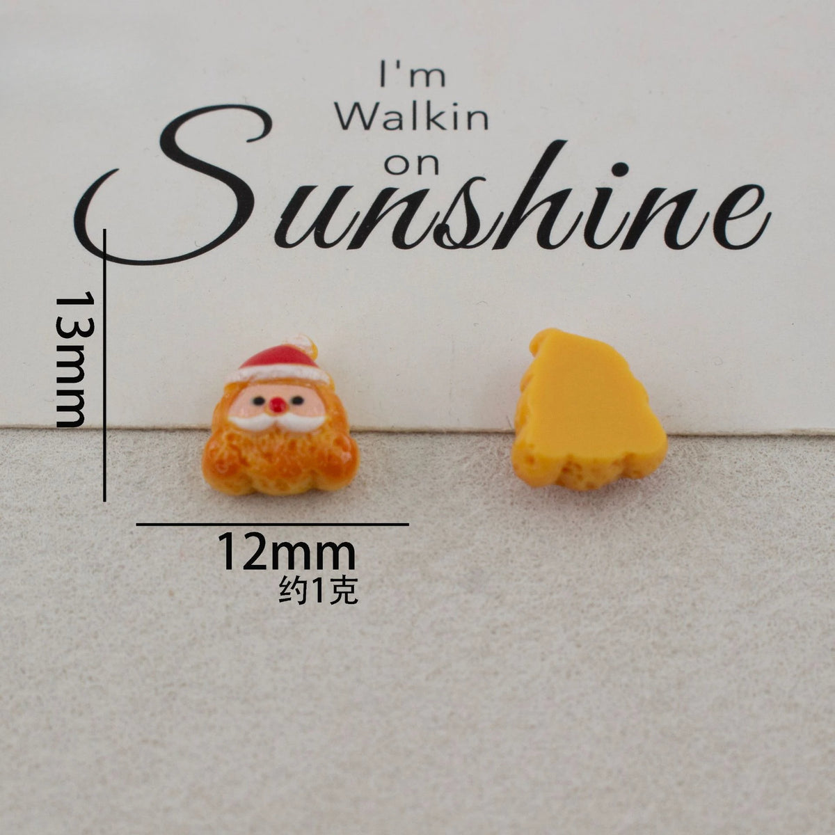 Cute Christmas Gingerbread Biscuit Gift Box Series 3D Resin Cabochon DIY for Keychain Earrings Dollhouse Accessories