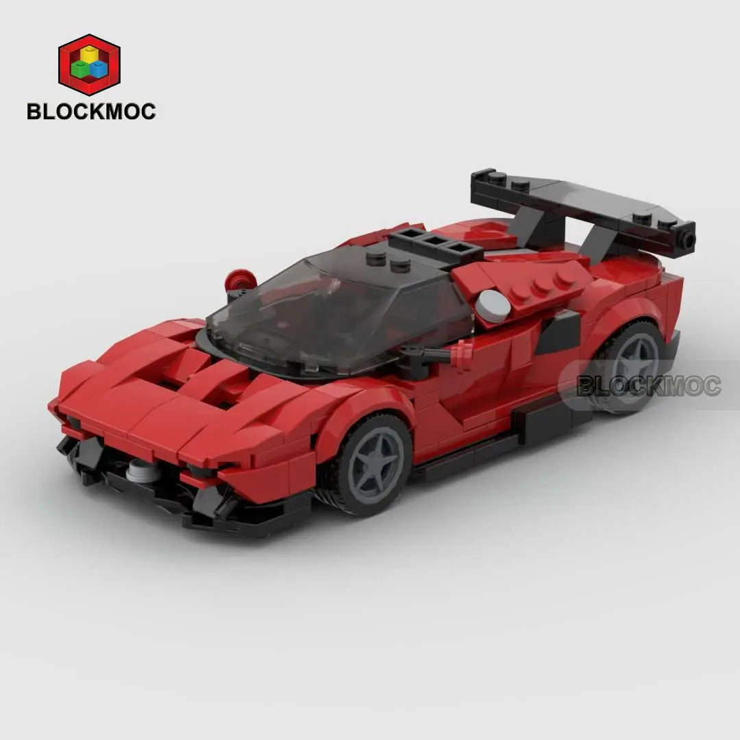 MOC Sports Car Classic Toy Building Block Set,Suitable As Birthday, Halloween, Christmas Gifts Decoration Collect