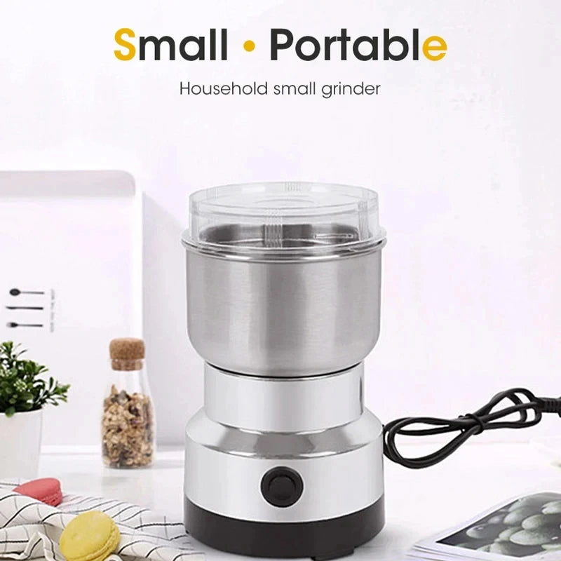 Mini Electric Grinder Household 300ml Ultrafine Baby Food Pulverizer Coffee Grinder Spice Pepper Grinder Grain Mill 2/4 Blades