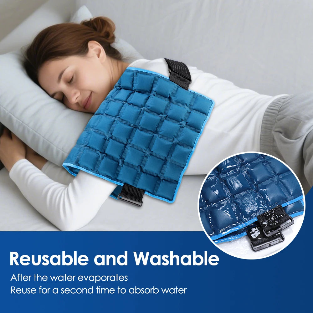 Reusable Cold/hot compress polymer Ice Pack for Knee Compression Soft Injury Support Post-Operative Nursing Care Cooler