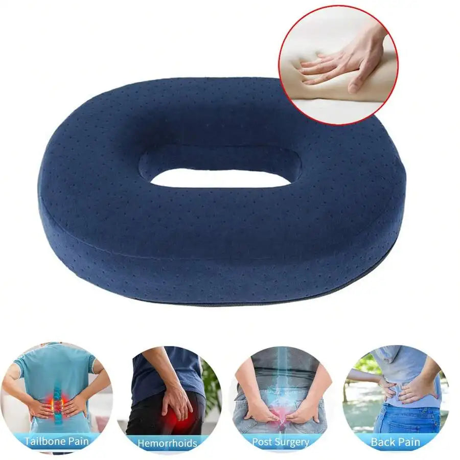 Donut Pillow For Tailbone Pain Bed Sore,Hemorrhoid Pillow Seat Cushion For Long Sitting Butt Pressure Relief Postpartum