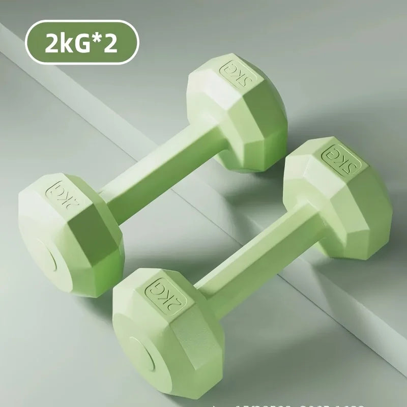Women's Multifunctional Dumbbell Set - Perfect for Home and Gym Workouts, Arm Training and Yoga - Durable PP Material, Mixed Colors