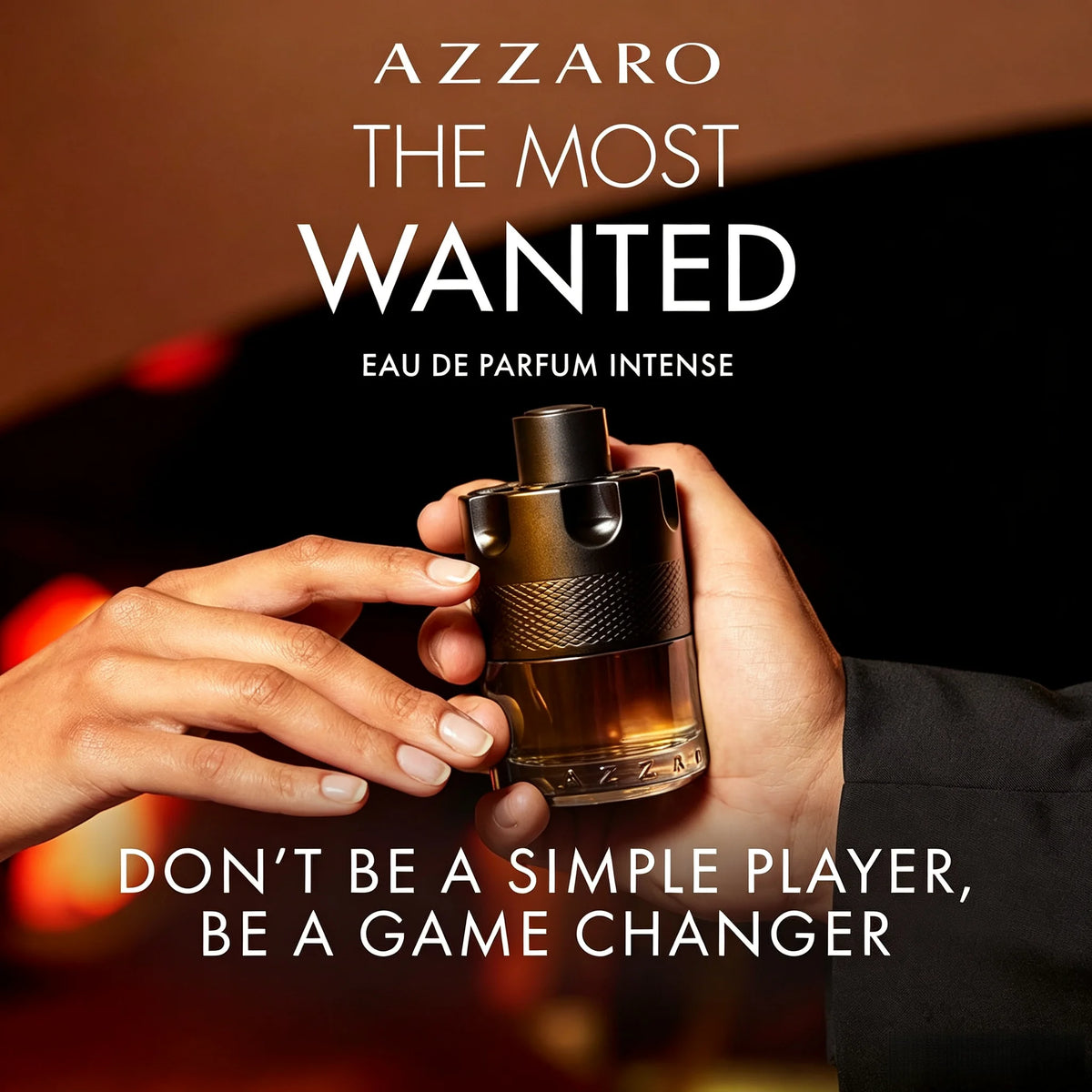 Azzaro The Most Wanted Eau De Parfum Intense - Warm Amber Cologne for Men Fragrance with Cardamom, Caramel & Woody Amber - Long Lasting - Magnetic Mens Scent Perfect for Cool Evenings