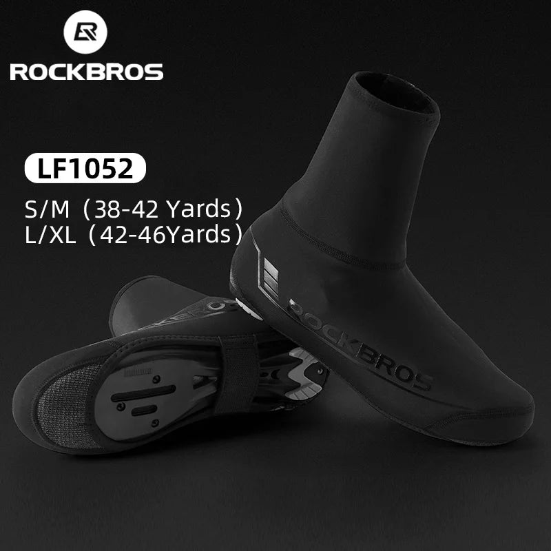ROCKBROS Cycling Shoe Cover Copriscarpe Ciclismo Waterproof Thermal MTB Road Bicycle Sport Shoe Cover Overshoes Warm Boot Cover