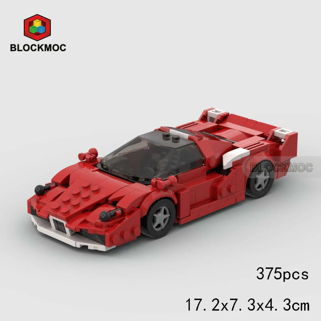 MOC Sports Car Classic Toy Building Block Set,Suitable As Birthday, Halloween, Christmas Gifts Decoration Collect