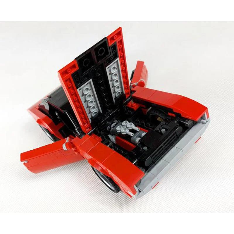 Building Block Car Model 926 Parts MOC Challenger Toy For Boys Adults Christmas Gift Creative Construction Vehicle Set