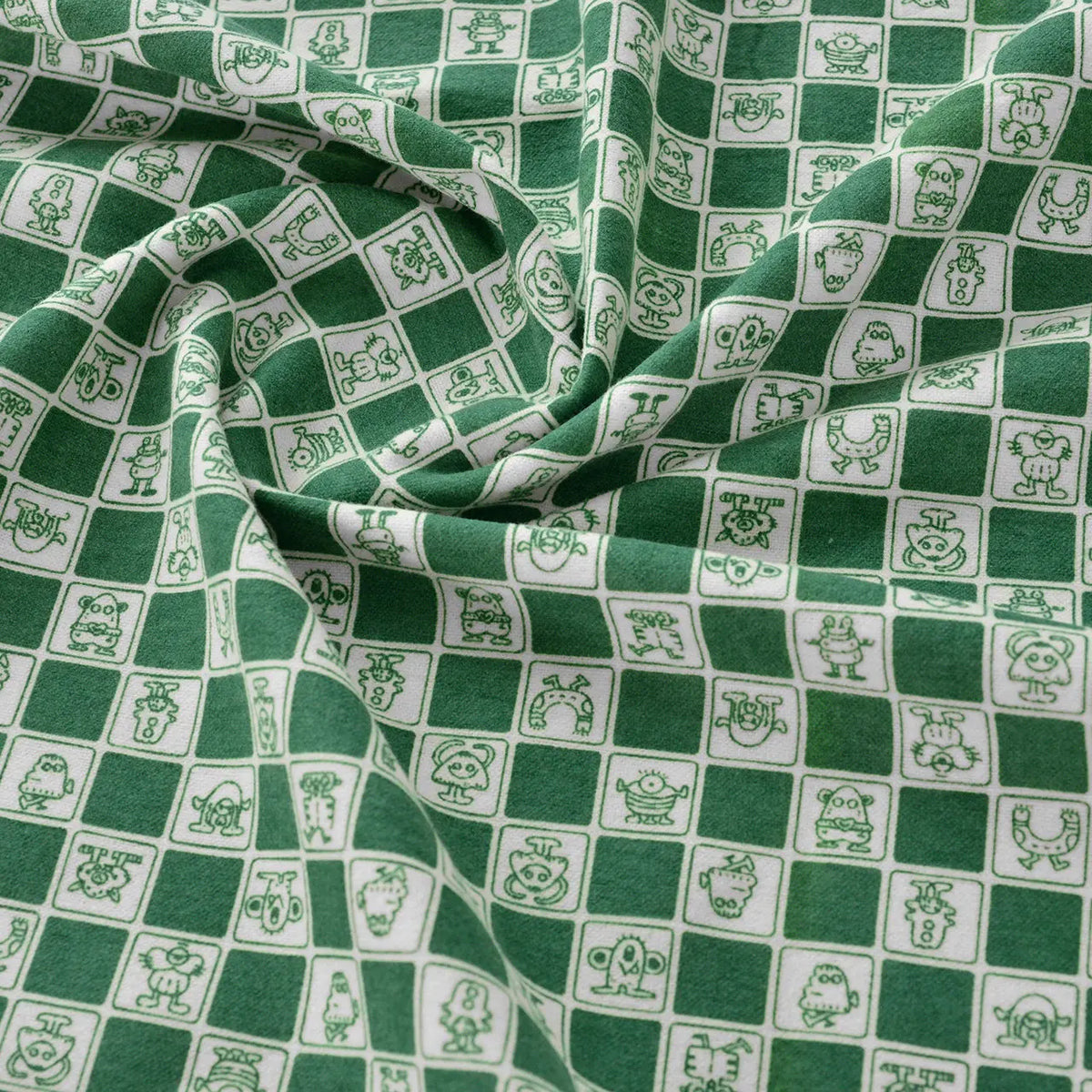 100% Cotton Brushed Printed Sewing Fabric Sold By The Meter Ideal For Making Children's Clothing Shirts Pajamas And DIY Crafts