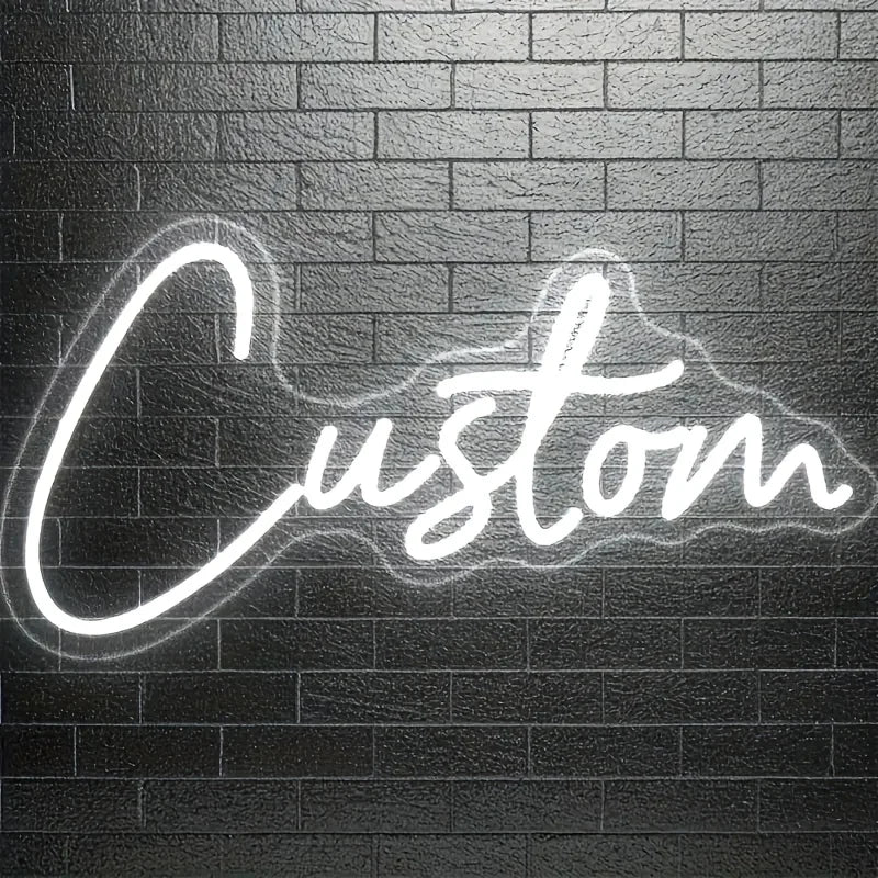 Custom LED Neon Sign USB Powered Name Sign Personalised Wall Decor for Wedding Birthday for Parties Halloween Christmas Gifts