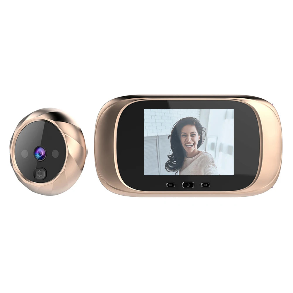 Digital Magic Eye Electronic Viewfinder Night Vision Video Digital Door Viewer 1400mAh Build-in Lithium Battery 1080P Camera