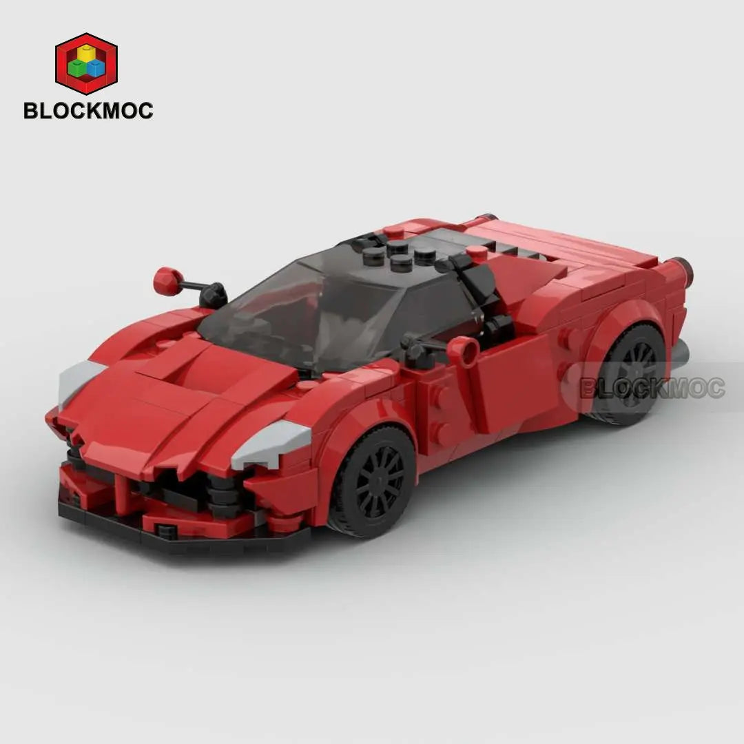 MOC Sports Car Classic Toy Building Block Set,Suitable As Birthday, Halloween, Christmas Gifts Decoration Collect