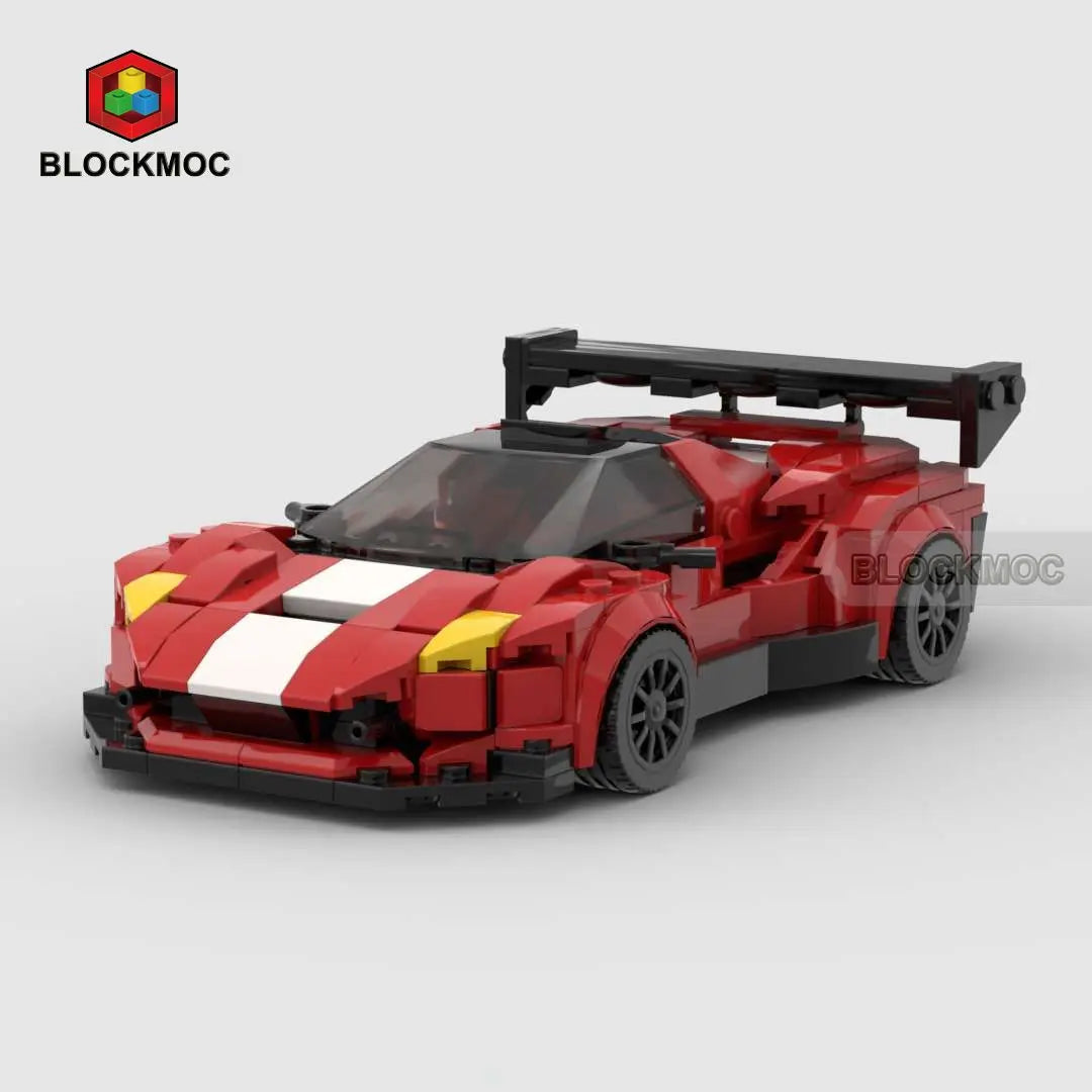 MOC Sports Car Classic Toy Building Block Set,Suitable As Birthday, Halloween, Christmas Gifts Decoration Collect