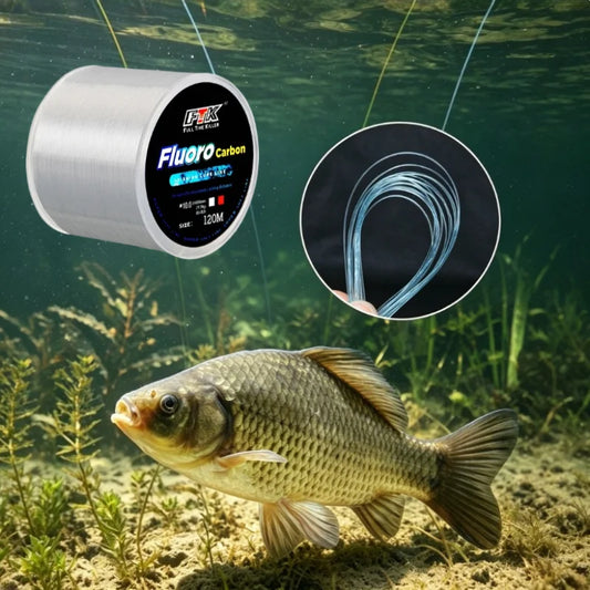 120M Fish Line 4.13LB-45LB Fluorocarbon Coating Fishing Line 0.14mm-0.60mm Fishing Lure Wire Sinking Line Japan