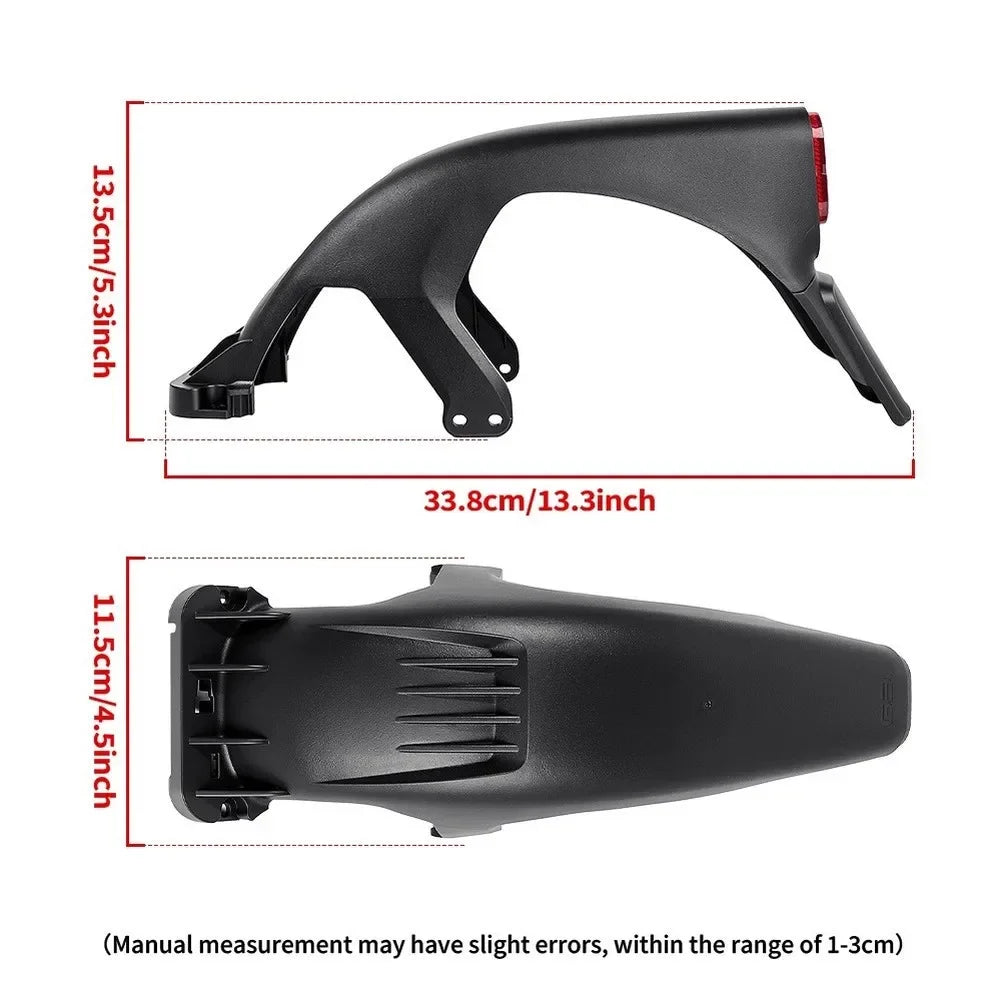 Rear Mudguard For Ninebot For Segway Max G3 Electric Scooter Mudguard Wheel Cover Assembly With Taillight Splash-Guard Accessory