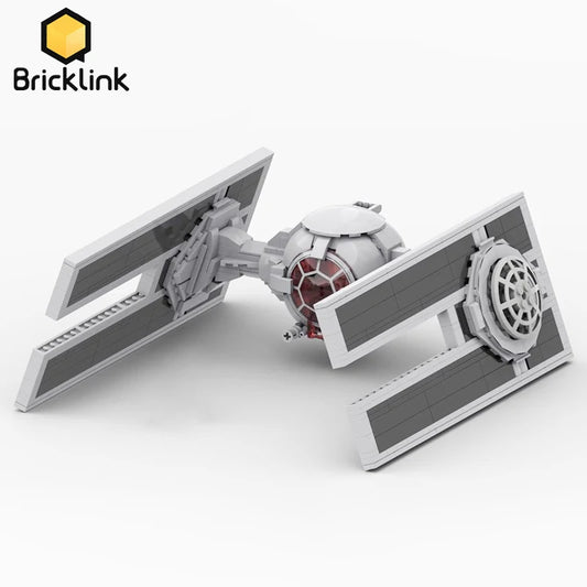 Bricklink Star Movie Spaceship MOC TIE Droid and TIE Predator Starfighters Sets Building Blocks Kid Toys Christmas New Year Gift