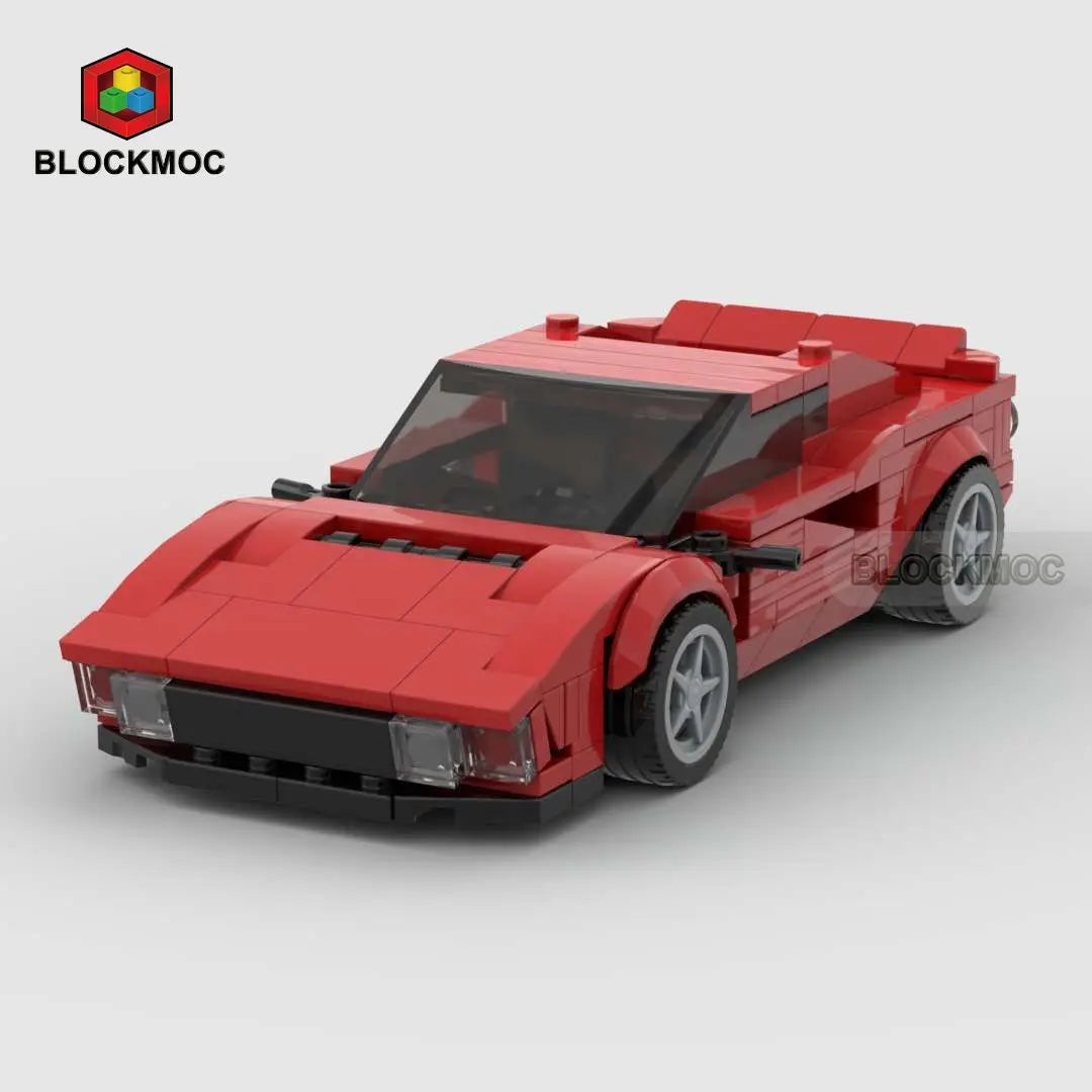 MOC Sports Car Classic Toy Building Block Set,Suitable As Birthday, Halloween, Christmas Gifts Decoration Collect