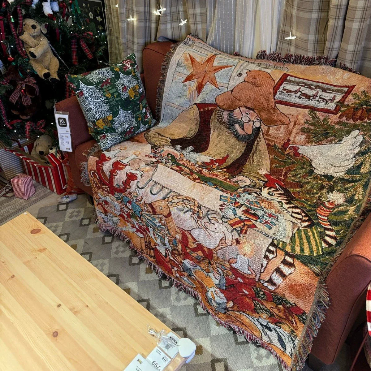 2026 New Years Gifts Blanket Nutcracker Christmas Tree Star Throw Blanket Soft Blanket Bed Blanket Quilt Xmas Decor for Home