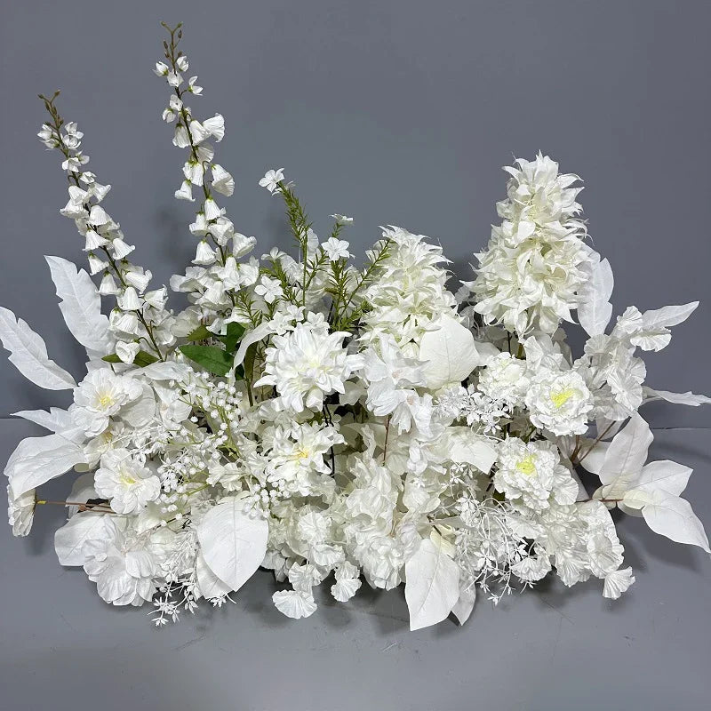 Simulation Wedding Silk Flower Earth Row Flower High Flower Stage Wedding Road Huide Event Party Layout Floor Flower Arrangement