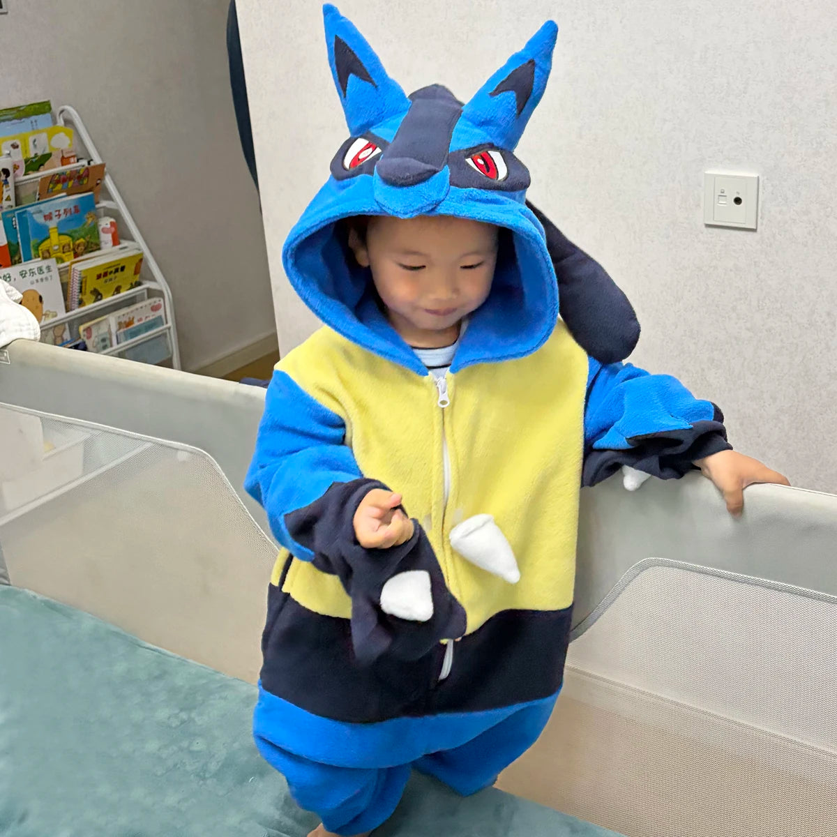 Kids Cosplay Costume Clothes Children Onesies Kigurumi Full Body Sleepwear Whole Pijamas Boys Costume Halloween Christmas Gift