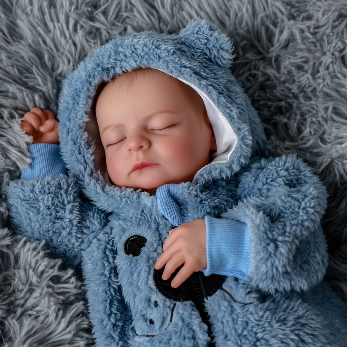 20-Inch Reborn Baby Doll, 3D Skin Texture, Premium Handcrafted Details, Realistic Baby Doll, Posable Figure, Soft Touch Vinyl Lifelike Baby Doll with Outfits And Gift Set, Ideal for Display Show, Art Collection, Role Play, An