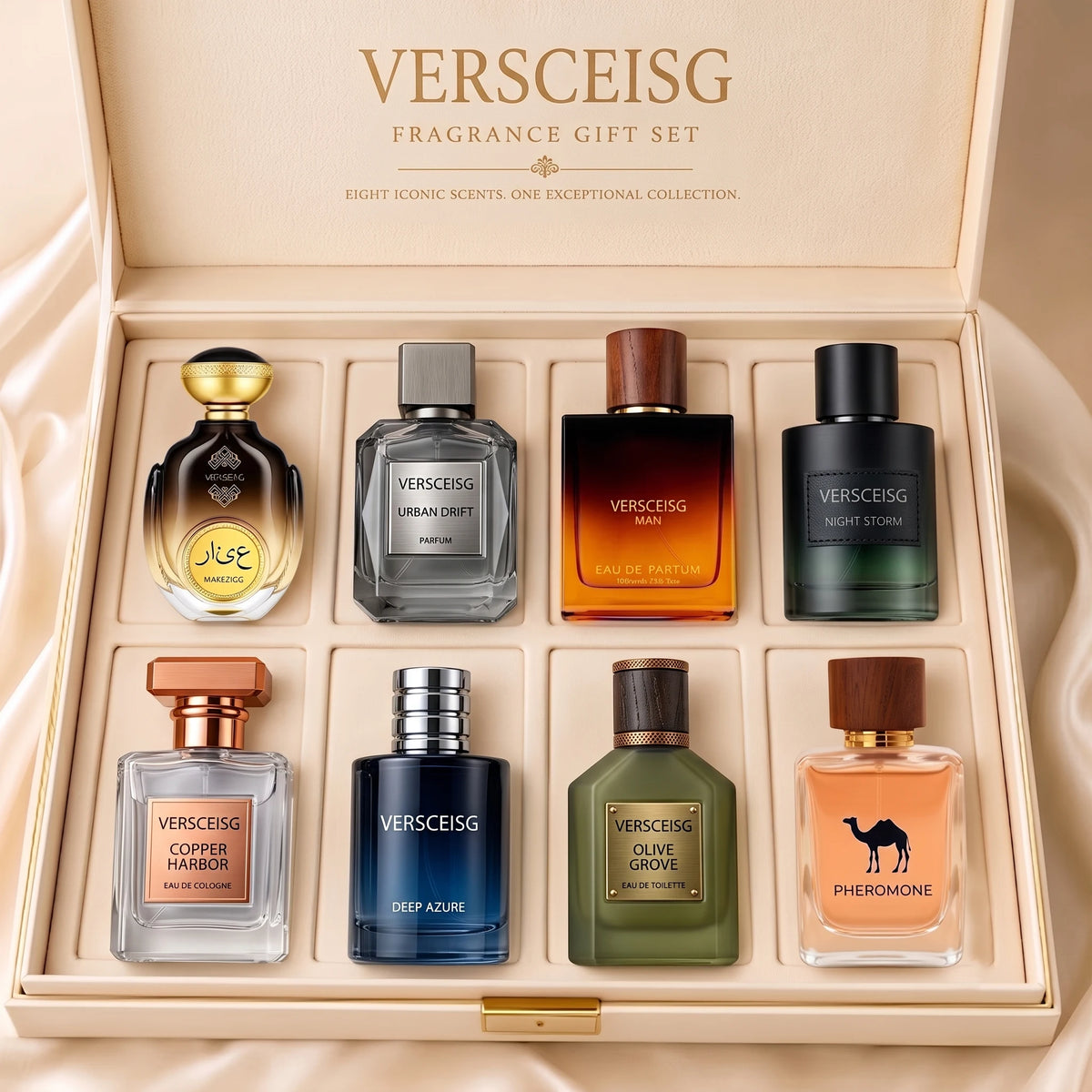 Random Men's Fragrance - Choose any random fragrance, a summer scent with musk, sandalwood, and patchouli wood notes, offering a unique experience. Long-lasting spray. Premium Fragrances, Recommended as Holiday Gifts