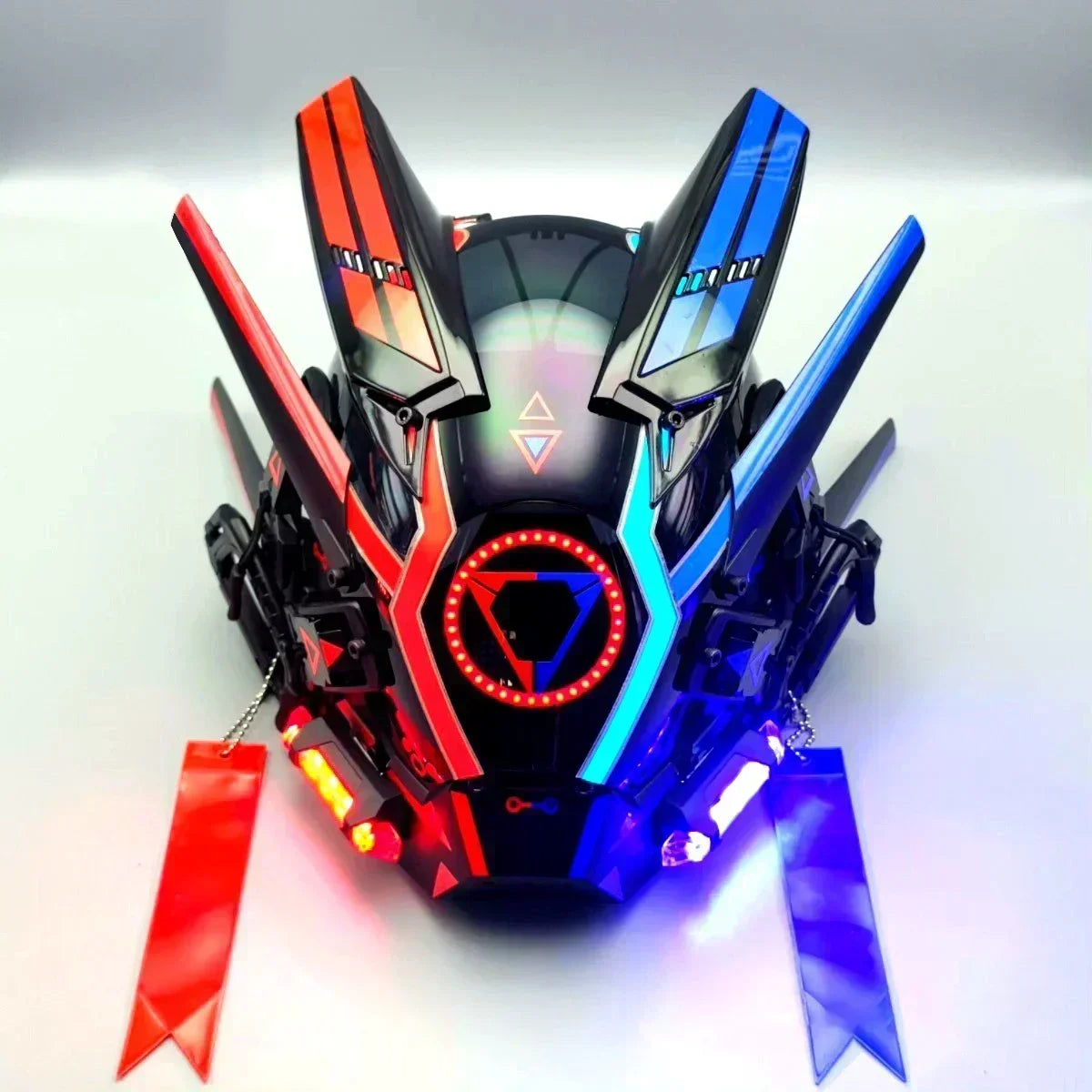 Cyberpunk Helmet Shinobi Mask Robot Samurai Mask Cosplay Techwear Cyber Punk Hi-Tech Helmet Armor Futuristic Toys Christmas Gift