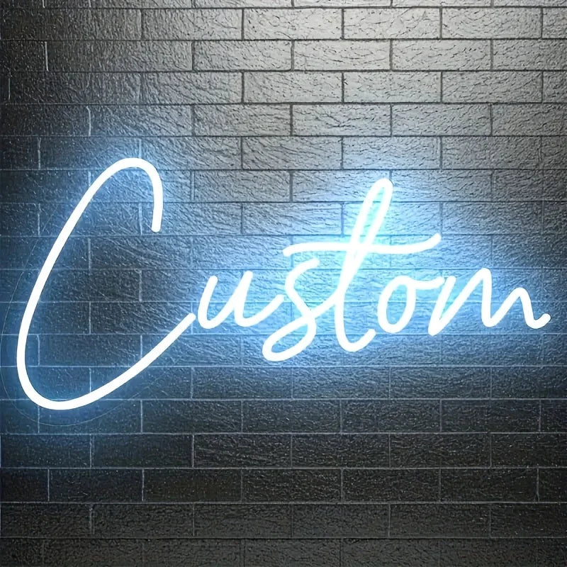 Custom LED Neon Sign USB Powered Name Sign Personalised Wall Decor for Wedding Birthday for Parties Halloween Christmas Gifts