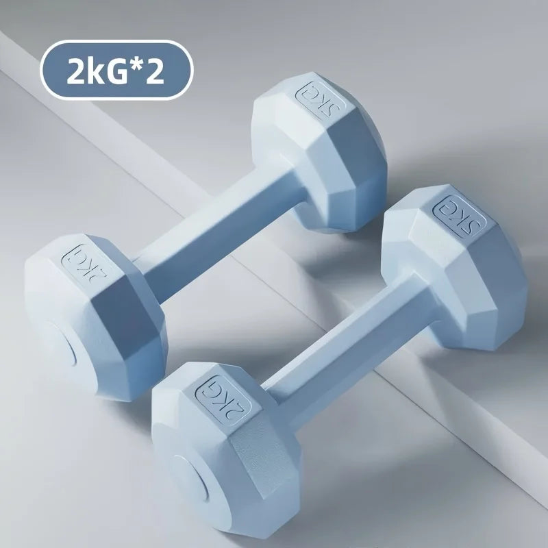 Women's Multifunctional Dumbbell Set - Perfect for Home and Gym Workouts, Arm Training and Yoga - Durable PP Material, Mixed Colors
