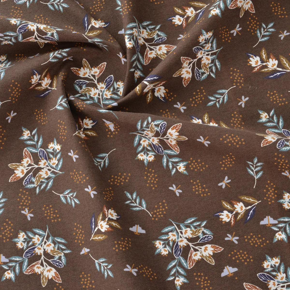100% Cotton Brushed Printed Sewing Fabric Sold By The Meter Ideal For Making Children's Clothing Shirts Pajamas And DIY Crafts