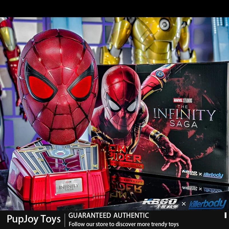 Kbgo Amazing Spider-Man 2 Handcrafted High-Quality Mask Spiderman Garfields Version Of Peter Parker For Halloween Christmas Gift