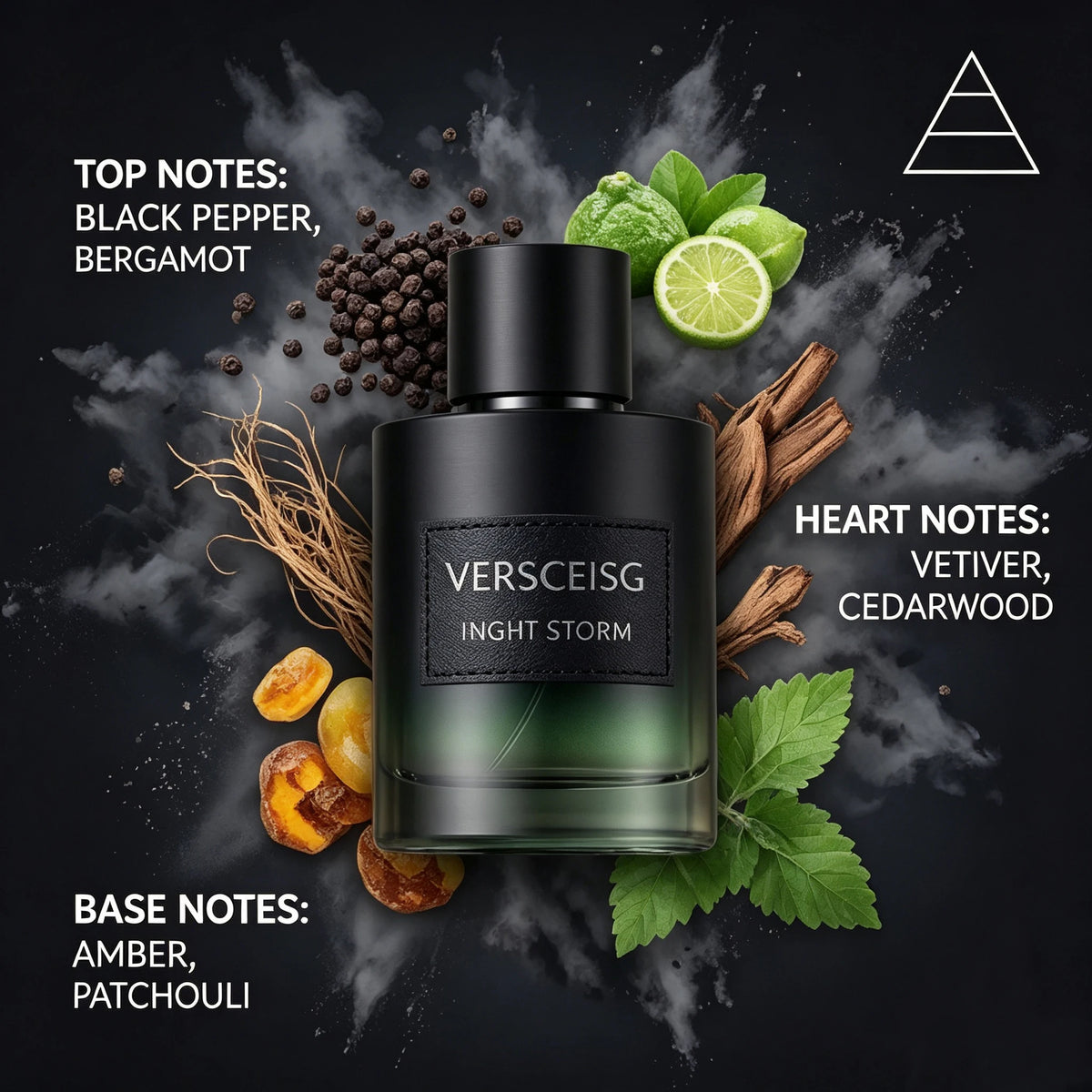 Random Men's Fragrance - Choose any random fragrance, a summer scent with musk, sandalwood, and patchouli wood notes, offering a unique experience. Long-lasting spray. Premium Fragrances, Recommended as Holiday Gifts