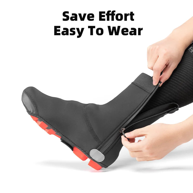 ROCKBROS Cycling Shoe Cover Copriscarpe Ciclismo Waterproof Thermal MTB Road Bicycle Sport Shoe Cover Overshoes Warm Boot Cover
