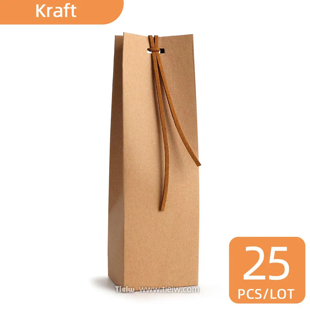 25PCS Wedding favor bag christmas party candy little gift paper bags mini favor boxes