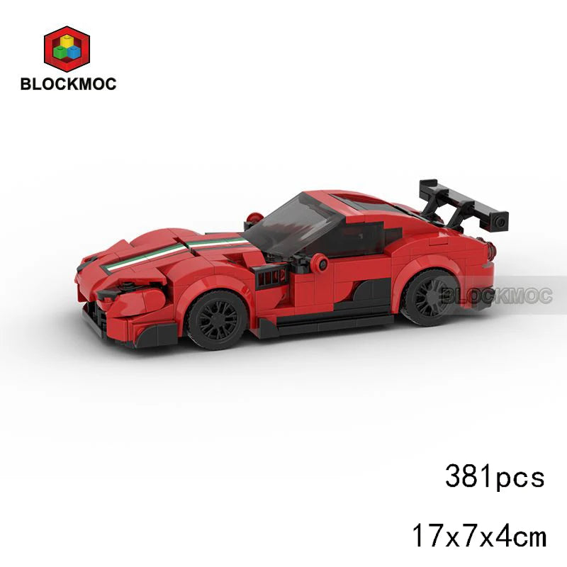 MOC Sports Car Classic Toy Building Block Set,Suitable As Birthday, Halloween, Christmas Gifts Decoration Collect