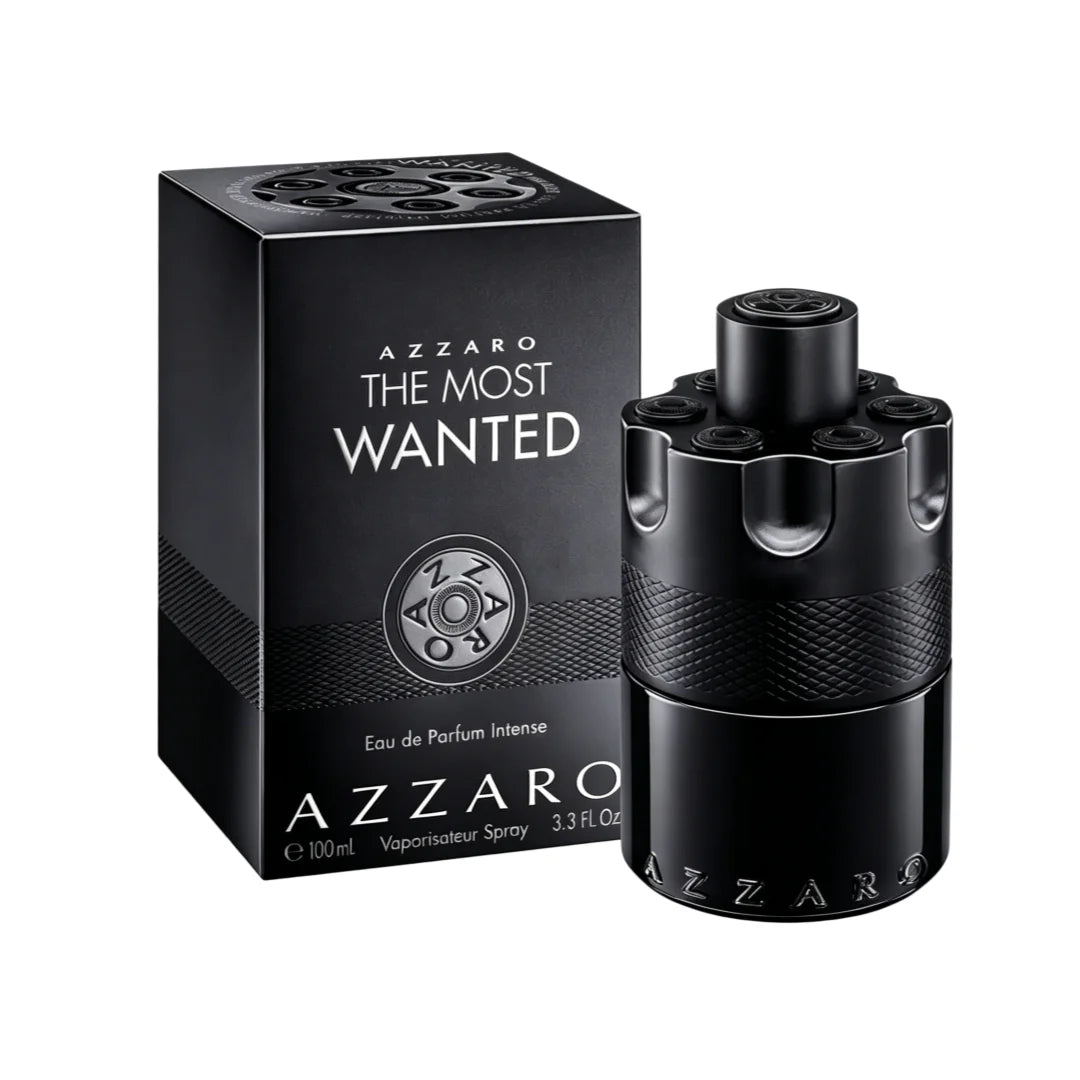 Azzaro The Most Wanted Eau De Parfum Intense - Warm Amber Cologne for Men Fragrance with Cardamom, Caramel & Woody Amber - Long Lasting - Magnetic Mens Scent Perfect for Cool Evenings