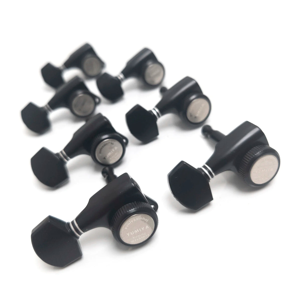 7L Guitar Locking Tuners 1:18 Lock String Tuning Pegs Machine Heads for Electric Guitars – Available in Chrome and Matte Black