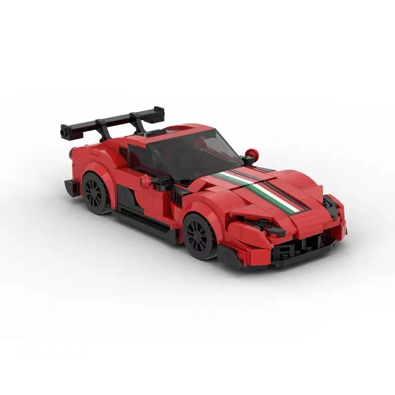 MOC Sports Car Classic Toy Building Block Set,Suitable As Birthday, Halloween, Christmas Gifts Decoration Collect