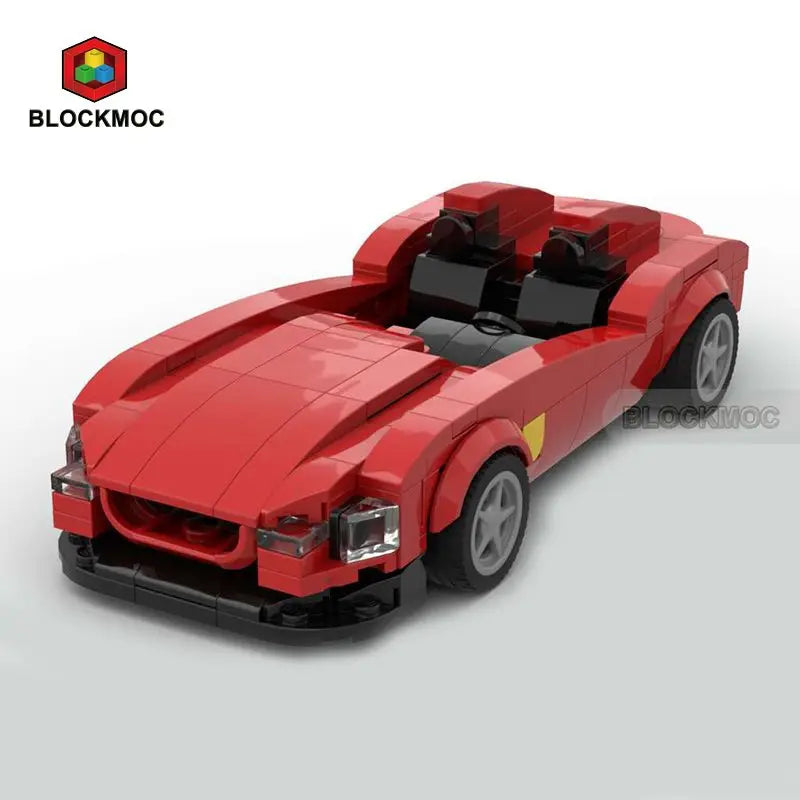 MOC Sports Car Classic Toy Building Block Set,Suitable As Birthday, Halloween, Christmas Gifts Decoration Collect