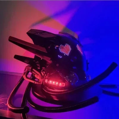 Cyberpunk Helmet Shinobi Mask Robot Samurai Mask Cosplay Techwear Cyber Punk Hi-Tech Helmet Armor Futuristic Toys Christmas Gift