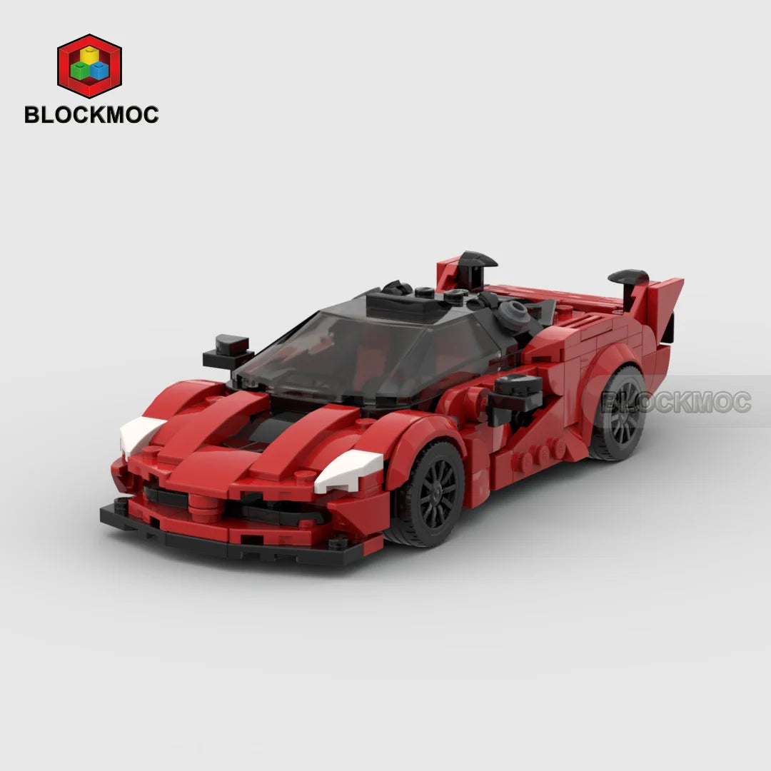 MOC Sports Car Classic Toy Building Block Set,Suitable As Birthday, Halloween, Christmas Gifts Decoration Collect