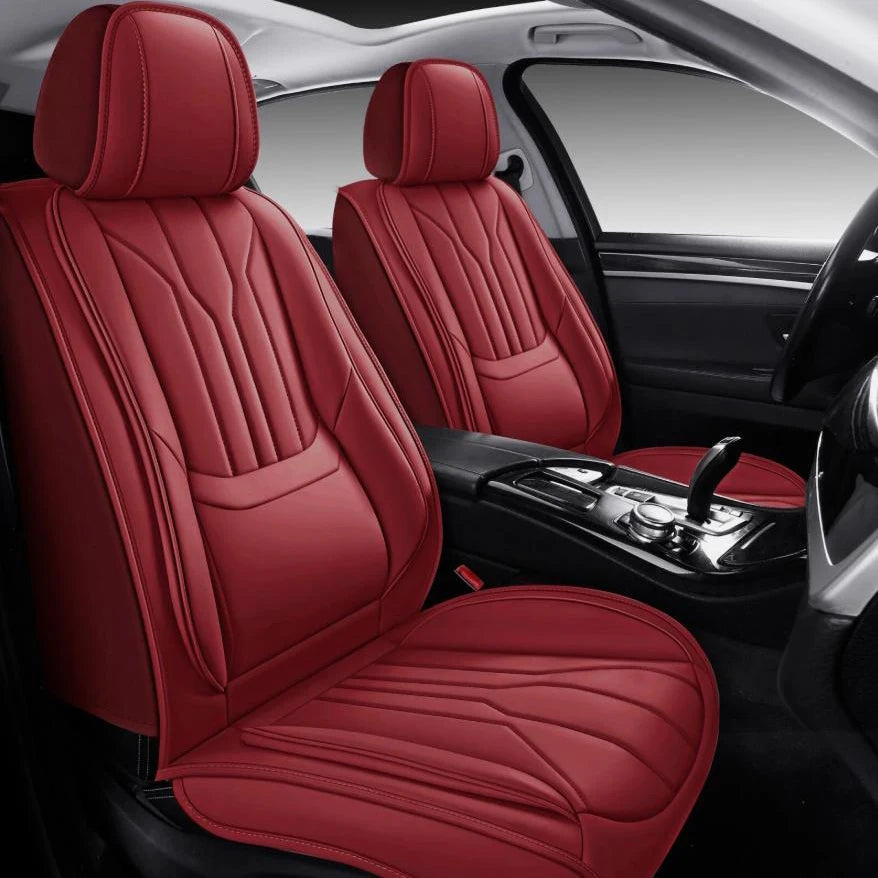 For Honda Car Seat Covers Luxury Leather Front Rear Protectors Cushion 5 Seats Full Surround Protection Seat Covers