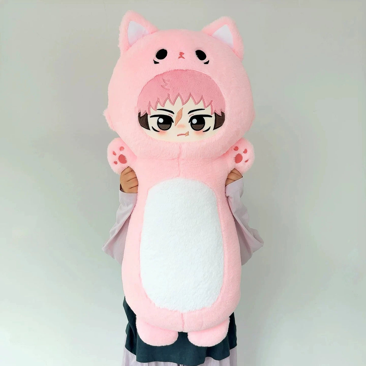 New 80cm Jujutsu Kaisen Plush Toys Cute Soft Stuffed Anime Pillow Cushion Home Decoration Dolls For Kid Birthday Christmas Gift