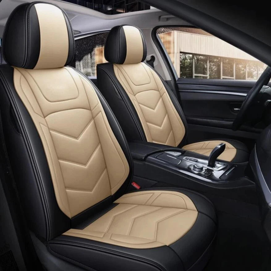 Four Season Universal For Mercedes-Benz Car Seats Cover 5-Seats Front Rear Full Set PU Leather Cushion For SUV Auto Accessories